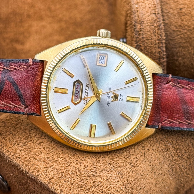 Citizen Citizen - Crystal Seven 27 奥光 (Okukō) – Inner Light - No reserve price - ACSS 2813-Y - Men - 1966 vintage watch - image 24