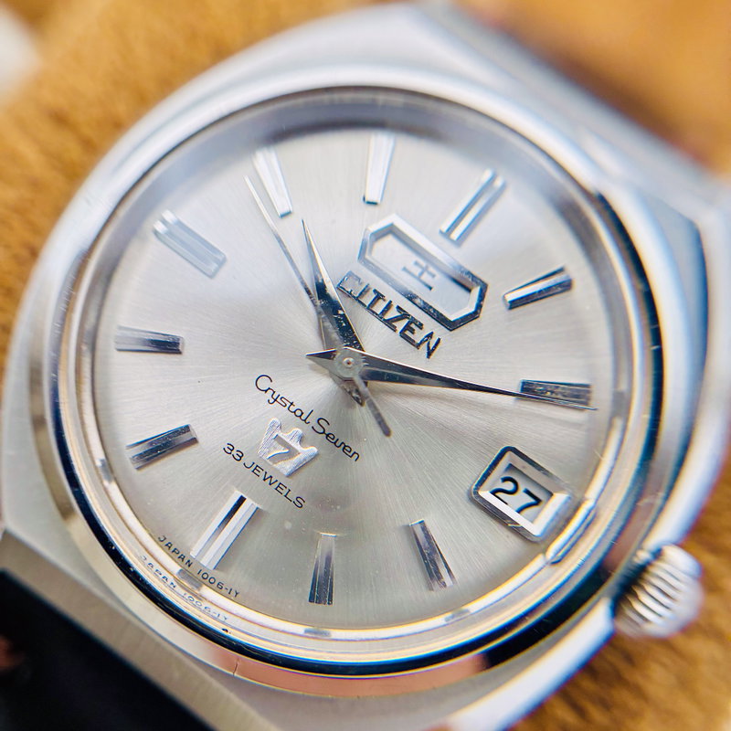 Citizen Citizen - Crystal Seven 銀夜 (Ginya) – Silver Night - No reserve price - 4-720121 Y - Men - 1970 vintage watch - image 9
