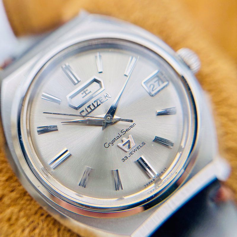 Citizen Citizen - Crystal Seven 銀夜 (Ginya) – Silver Night - No reserve price - 4-720121 Y - Men - 1970 vintage watch - image 10