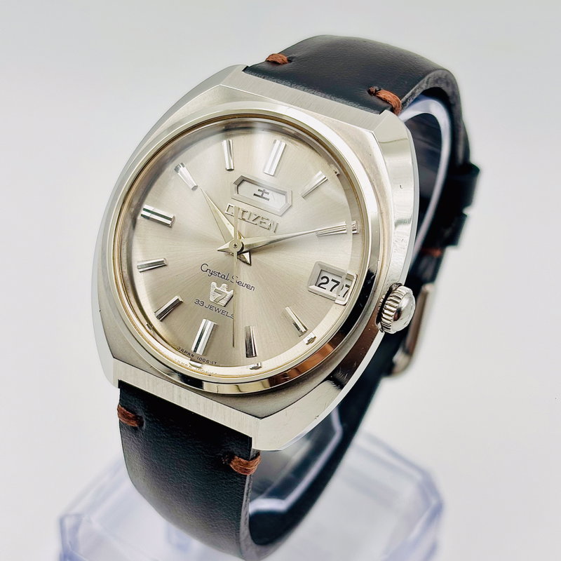 Citizen Citizen - Crystal Seven 銀夜 (Ginya) – Silver Night - No reserve price - 4-720121 Y - Men - 1970 vintage watch - image 22