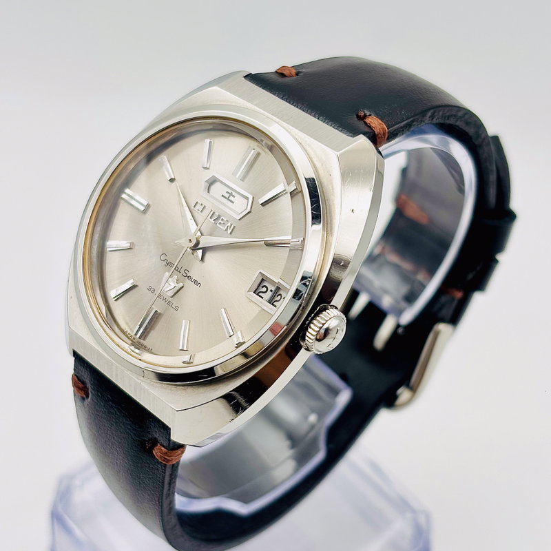 Citizen Citizen - Crystal Seven 銀夜 (Ginya) – Silver Night - No reserve price - 4-720121 Y - Men - 1970 vintage watch - image 23