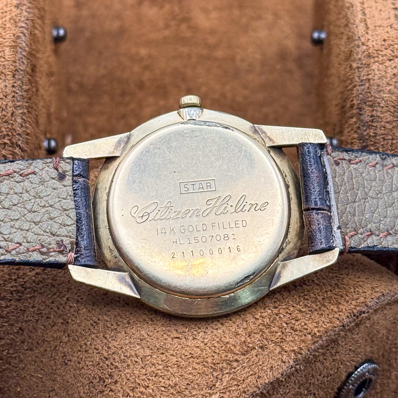 Citizen Citizen - Hi-Line [14K-GOLD FILLED] 耀静 – Yōsei – Quiet Shine - No reserve price - HL1507081 - Men - 1962 vintage watch - image 4