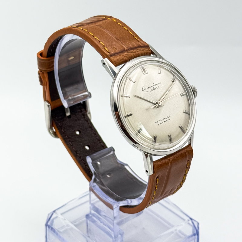 Citizen Citizen - Junior 銀光 (Ginkō) – Silver Light - No reserve price - J140324 - Men - 1960 vintage watch - image 5