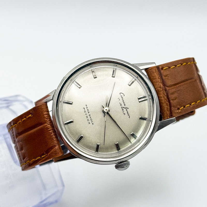 Citizen Citizen - Junior 銀光 (Ginkō) – Silver Light - No reserve price - J140324 - Men - 1960 vintage watch - image 10
