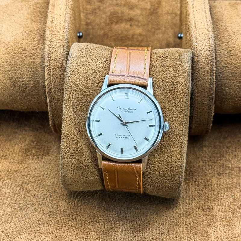 Citizen Citizen - Junior 銀光 (Ginkō) – Silver Light - No reserve price - J140324 - Men - 1960 vintage watch - image 11