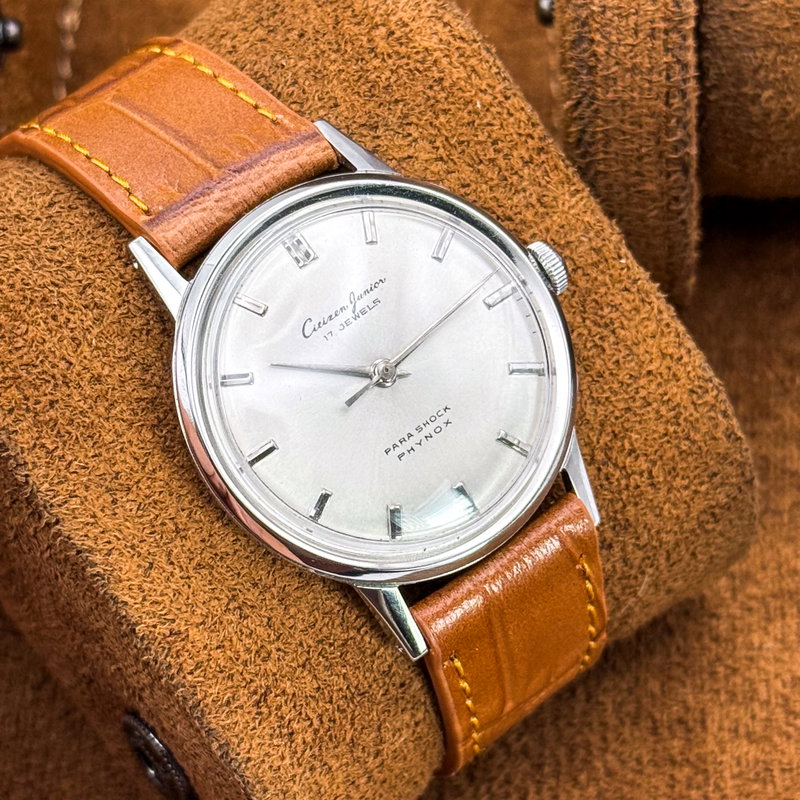 Citizen Citizen - Junior 銀光 (Ginkō) – Silver Light - No reserve price - J140324 - Men - 1960 vintage watch - image 1