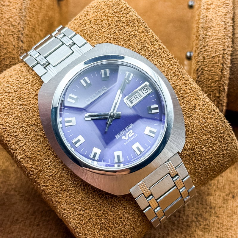 Citizen Citizen - V2 Seven Star [Near-Mint] 縁光 (Enkō) – Framed Light - No reserve price - 4-770366-Y - Men - 1971 vintage watch - image 11