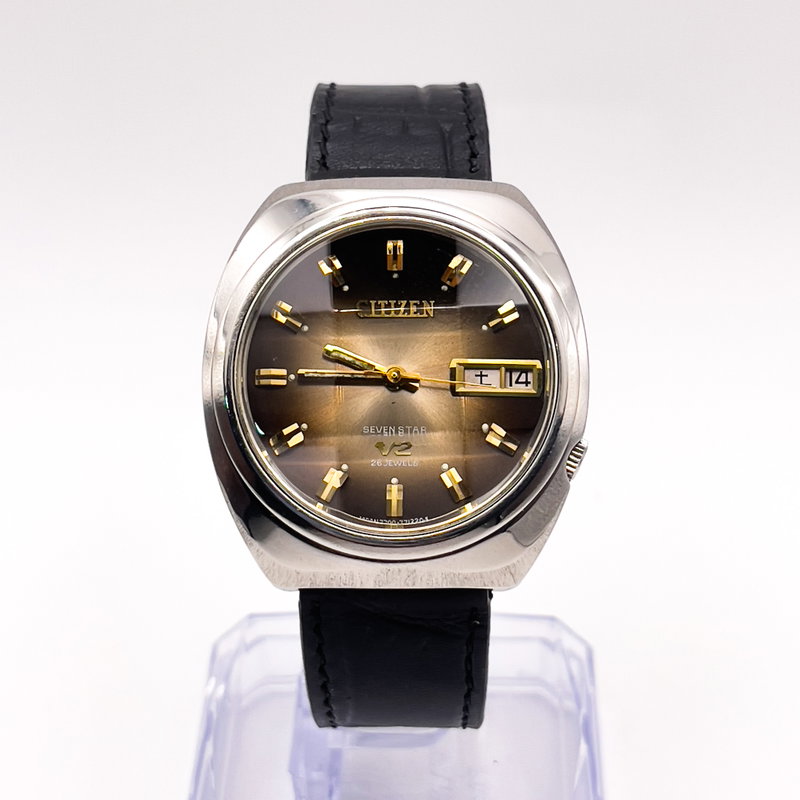 Citizen Citizen - Seven Star V2 "Gradient Charcoal Sunburst" 閃影 (Senei) – Flashing Shadow - No reserve price - 4-770889 TA - Men - 1972 vintage watch - image 5