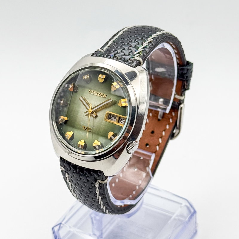 Citizen Citizen - Seven Star V2 "Gradient Green Sunburst" 輝面 (Kimetsu) – Radiant Surface - No reserve price - 4-770871 Y - Men - 1972 vintage watch - image 2