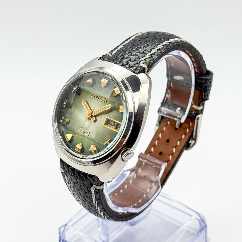 Citizen Citizen - Seven Star V2 "Gradient Green Sunburst" 輝面 (Kimetsu) – Radiant Surface - No reserve price - 4-770871 Y - Men - 1972 vintage watch - image 3