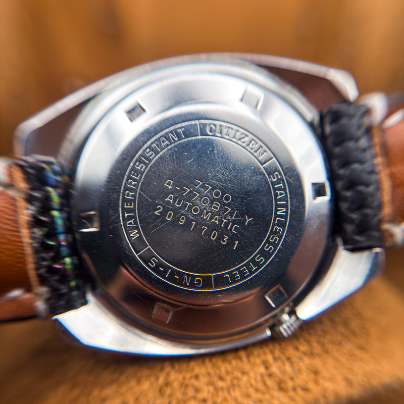 Citizen Citizen - Seven Star V2 "Gradient Green Sunburst" 輝面 (Kimetsu) – Radiant Surface - No reserve price - 4-770871 Y - Men - 1972 vintage watch - image 25