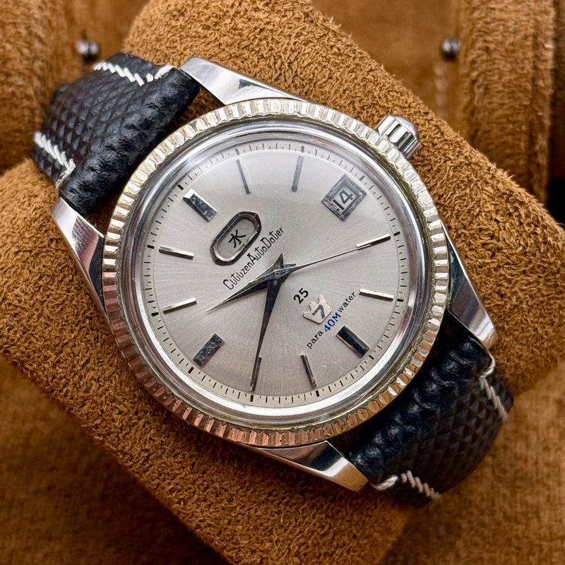 Citizen Citizen - Auto Dater 流影 (Ryūei) – Flowing Shadow - Ingen mindstepris - ADSS 1404-T - Men - 1967 vintage watch - image 12