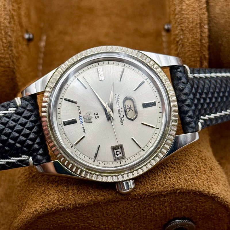 Citizen Citizen - Auto Dater 流影 (Ryūei) – Flowing Shadow - Ingen mindstepris - ADSS 1404-T - Men - 1967 vintage watch - image 15