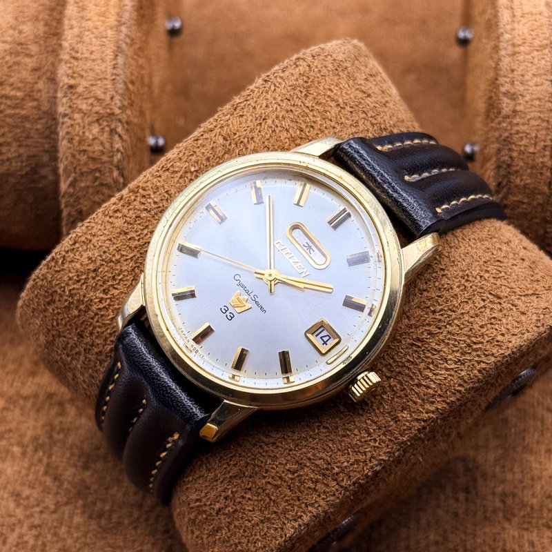 Citizen Citizen - Crystal Seven [Near-Mint] 雅響 (Gakyō) – Elegant Echo - No reserve price - ACSG-3002-Y - Men - 1975 vintage watch - image 1