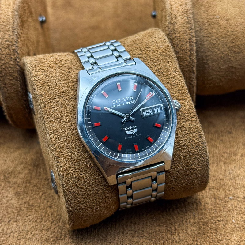 Citizen Citizen - Seven Star Deluxe 恵耀 (Keiyō) – Brilliance of Grace - No reserve price - GN-3-S - Men - 1978 vintage watch - image 11