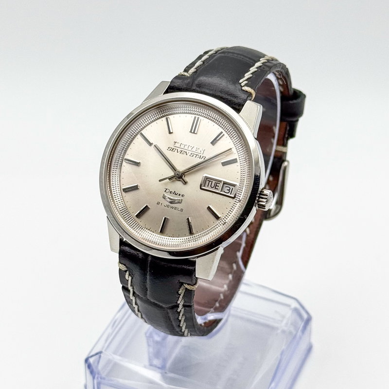 Citizen Citizen - Seven Star Deluxe 銀霞 (Ginkasumi) – Silver Haze - No reserve price - ACSS 52704-Y - Men - 1968 vintage watch - image 2