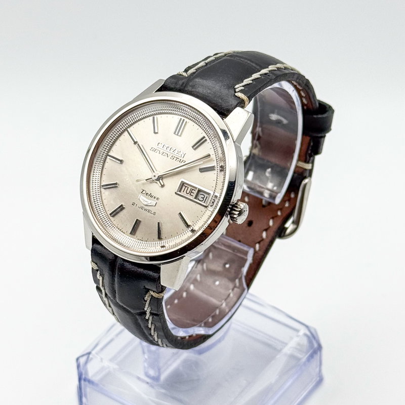 Citizen Citizen - Seven Star Deluxe 銀霞 (Ginkasumi) – Silver Haze - No reserve price - ACSS 52704-Y - Men - 1968 vintage watch - image 3