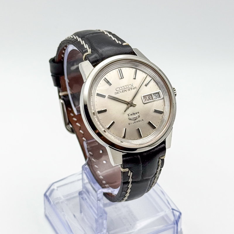 Citizen Citizen - Seven Star Deluxe 銀霞 (Ginkasumi) – Silver Haze - No reserve price - ACSS 52704-Y - Men - 1968 vintage watch - image 4