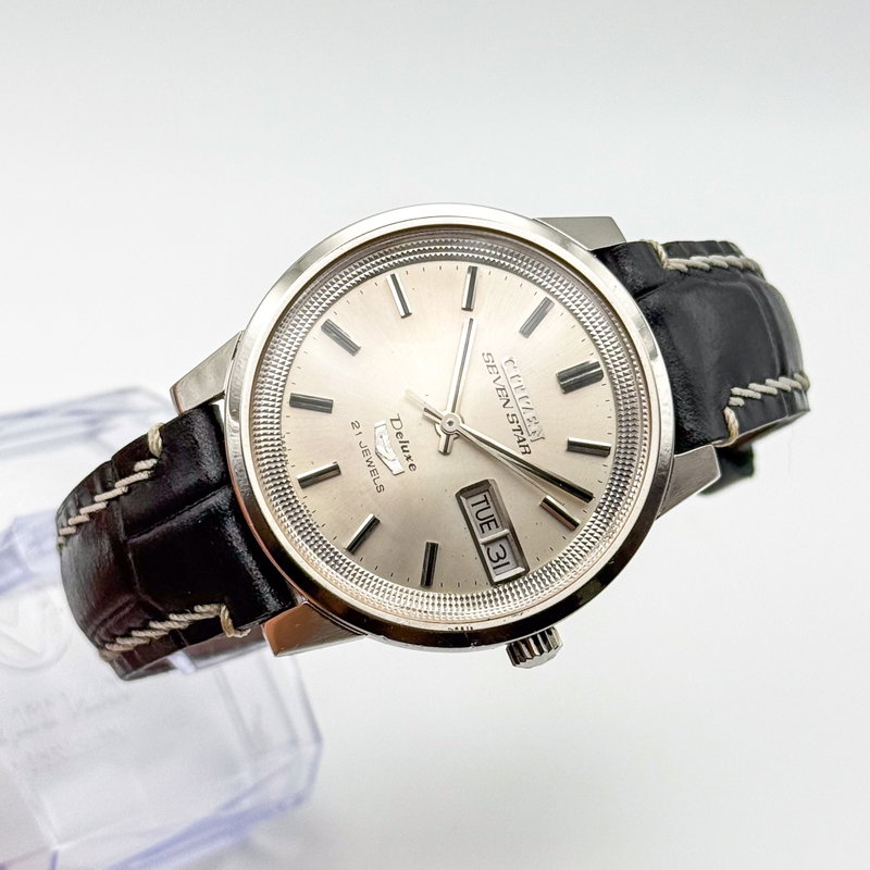 Citizen Citizen - Seven Star Deluxe 銀霞 (Ginkasumi) – Silver Haze - No reserve price - ACSS 52704-Y - Men - 1968 vintage watch - image 9