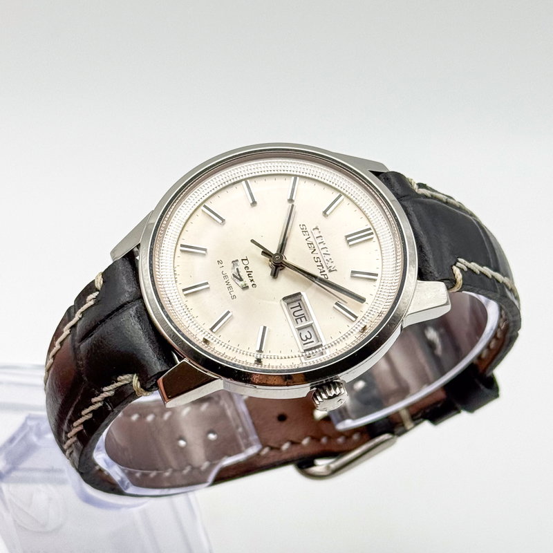 Citizen Citizen - Seven Star Deluxe 銀霞 (Ginkasumi) – Silver Haze - No reserve price - ACSS 52704-Y - Men - 1968 vintage watch - image 10