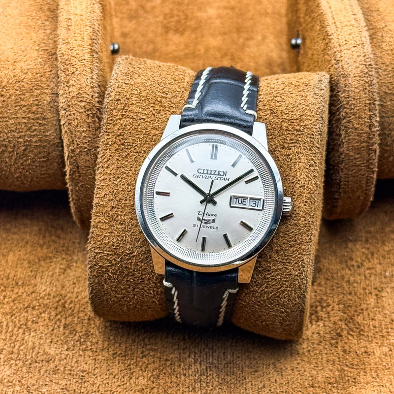 Citizen Citizen - Seven Star Deluxe 銀霞 (Ginkasumi) – Silver Haze - No reserve price - ACSS 52704-Y - Men - 1968 vintage watch - image 12
