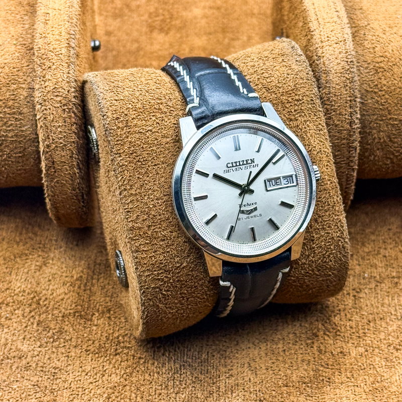 Citizen Citizen - Seven Star Deluxe 銀霞 (Ginkasumi) – Silver Haze - No reserve price - ACSS 52704-Y - Men - 1968 vintage watch - image 13