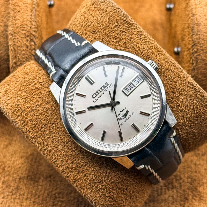 Citizen Citizen - Seven Star Deluxe 銀霞 (Ginkasumi) – Silver Haze - No reserve price - ACSS 52704-Y - Men - 1968 vintage watch - image 14