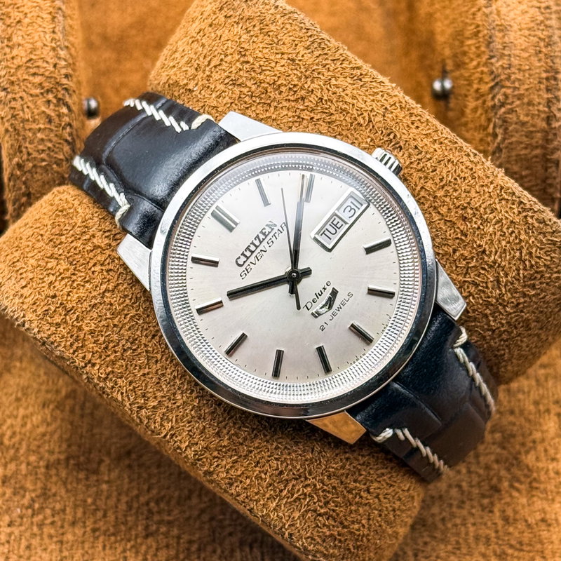 Citizen Citizen - Seven Star Deluxe 銀霞 (Ginkasumi) – Silver Haze - No reserve price - ACSS 52704-Y - Men - 1968 vintage watch - image 15