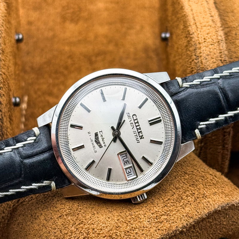 Citizen Citizen - Seven Star Deluxe 銀霞 (Ginkasumi) – Silver Haze - No reserve price - ACSS 52704-Y - Men - 1968 vintage watch - image 21