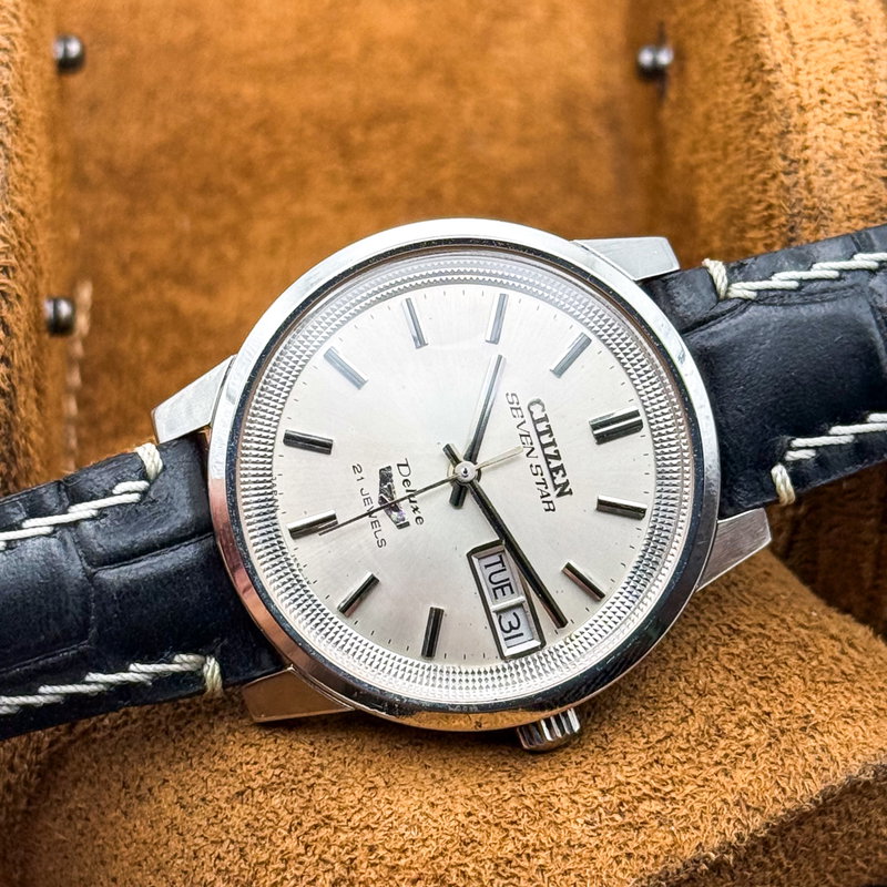 Citizen Citizen - Seven Star Deluxe 銀霞 (Ginkasumi) – Silver Haze - No reserve price - ACSS 52704-Y - Men - 1968 vintage watch - image 22