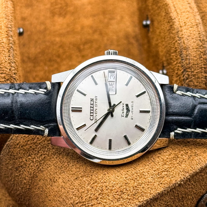 Citizen Citizen - Seven Star Deluxe 銀霞 (Ginkasumi) – Silver Haze - No reserve price - ACSS 52704-Y - Men - 1968 vintage watch - image 23