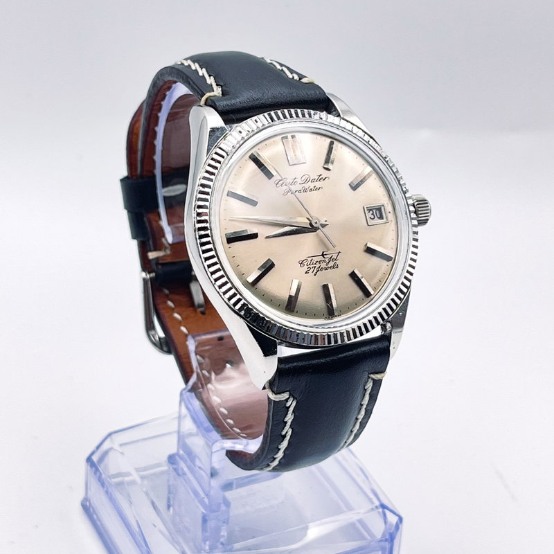 Citizen Citizen - Auto Dater 明澄 – Meichō – Luminous Clarity - No Reserve Price - Men - 1964 vintage watch - image 8