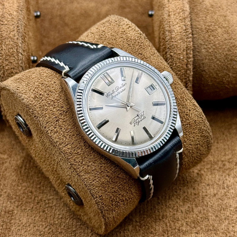 Citizen Citizen - Auto Dater 明澄 – Meichō – Luminous Clarity - No Reserve Price - Men - 1964 vintage watch - image 15