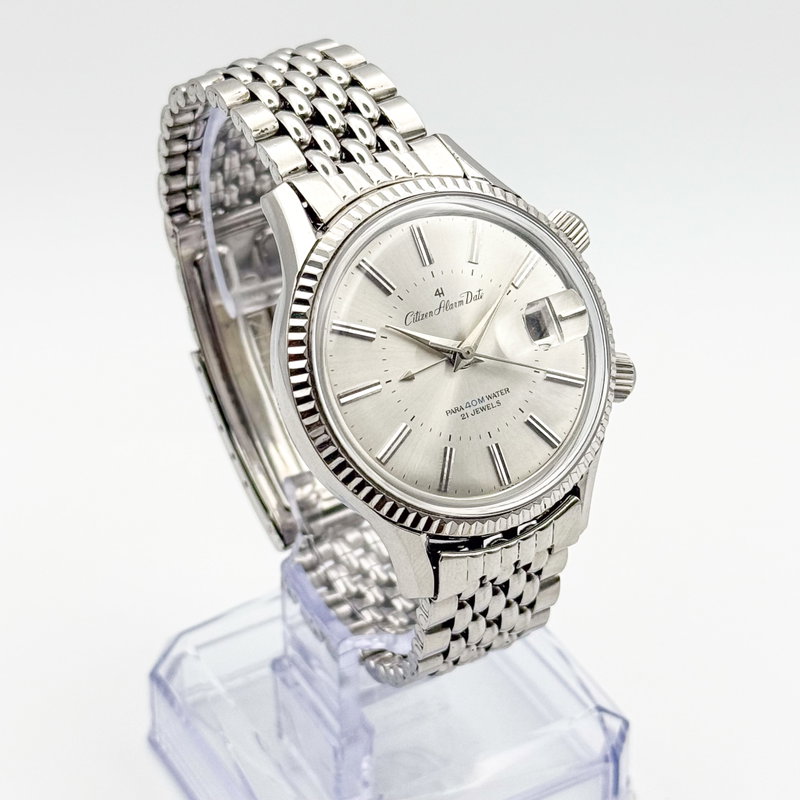 Citizen Citizen - Alarm Date [Near-Mint] 銀光 (Ginkō) – Silver Light - No Reserve Price - ALDS 51301 - Men - 1970 vintage watch - image 3