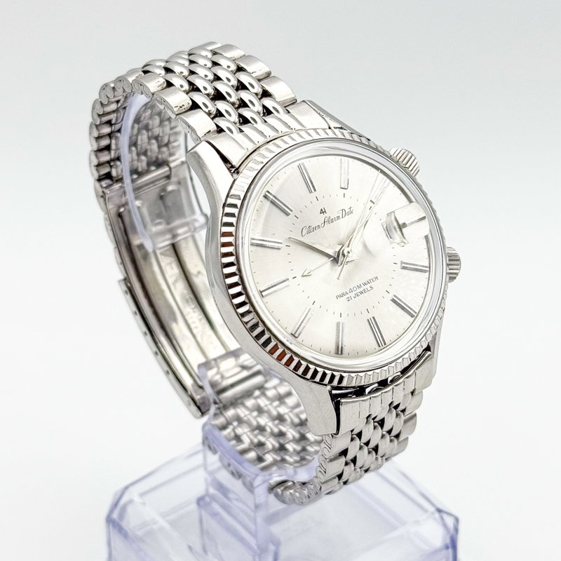 Citizen Citizen - Alarm Date [Near-Mint] 銀光 (Ginkō) – Silver Light - No Reserve Price - ALDS 51301 - Men - 1970 vintage watch - image 4