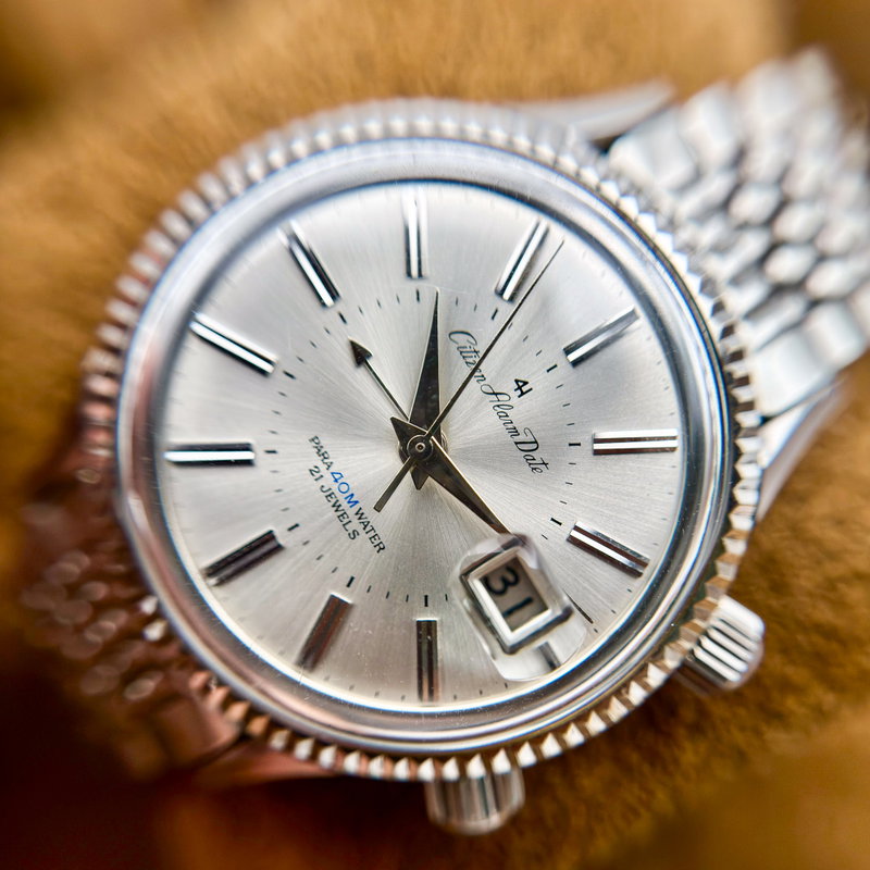 Citizen Citizen - Alarm Date [Near-Mint] 銀光 (Ginkō) – Silver Light - No Reserve Price - ALDS 51301 - Men - 1970 vintage watch - image 15