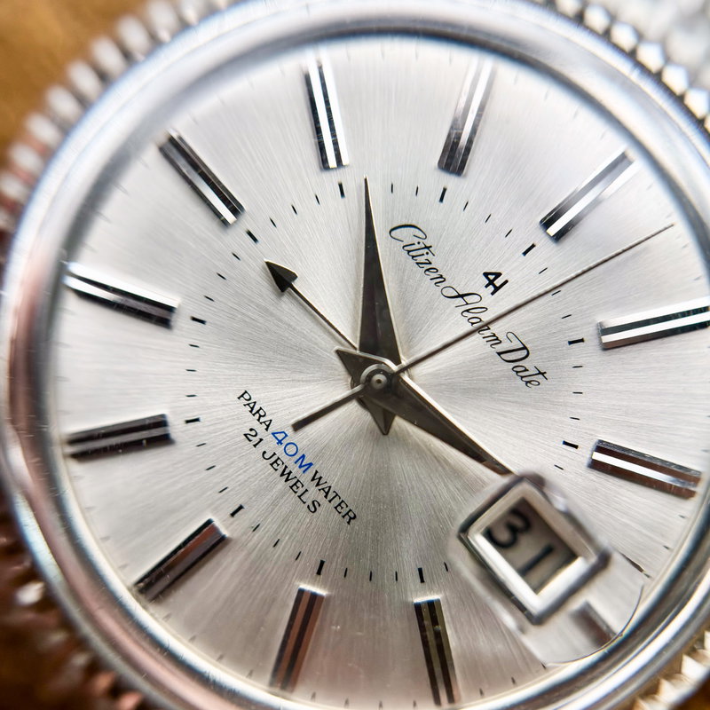 Citizen Citizen - Alarm Date [Near-Mint] 銀光 (Ginkō) – Silver Light - No Reserve Price - ALDS 51301 - Men - 1970 vintage watch - image 16
