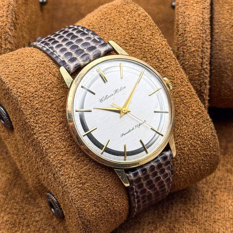 Citizen Citizen - Hi-Line "14K GOLD-FILLED" 織影 (Orikage) – Woven Shadow - No reserve price - HL51507081 - Men - 1962 vintage watch - image 17
