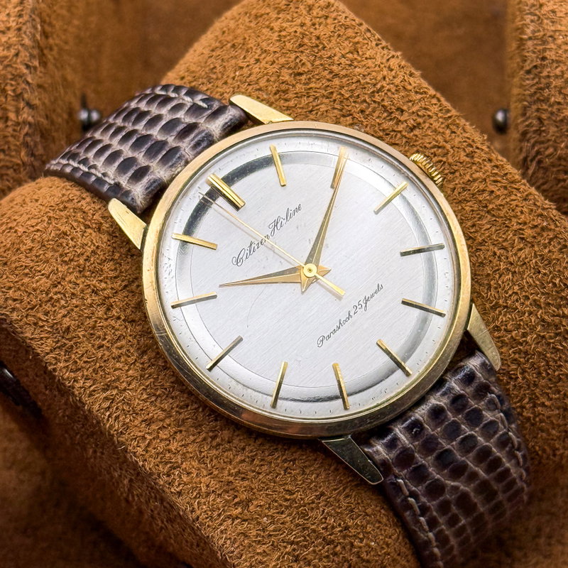 Citizen Citizen - Hi-Line "14K GOLD-FILLED" 織影 (Orikage) – Woven Shadow - No reserve price - HL51507081 - Men - 1962 vintage watch - image 1
