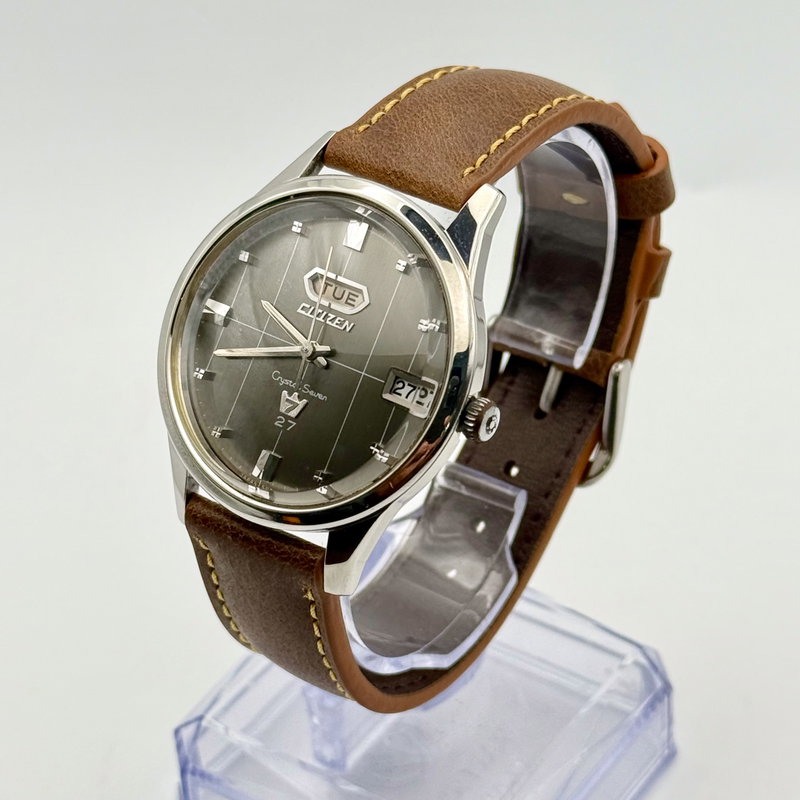 Citizen Citizen - Crystal Seven [Near-Mint] 静跡 (Seiseki) – Silent Trace - Ingen mindstepris - Men - 1970 vintage watch - image 13