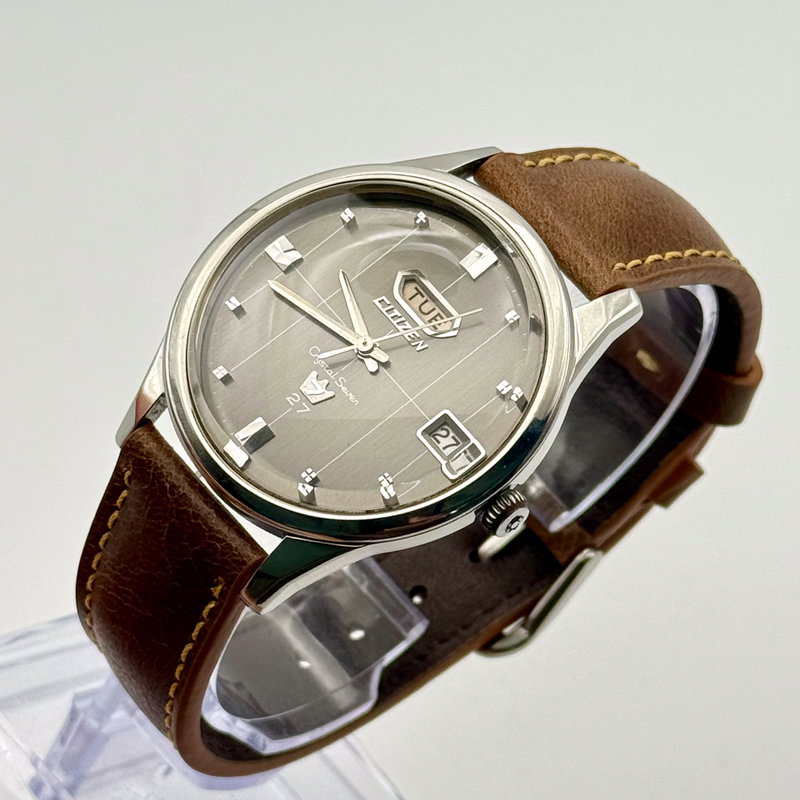 Citizen Citizen - Crystal Seven [Near-Mint] 静跡 (Seiseki) – Silent Trace - Ingen mindstepris - Men - 1970 vintage watch - image 1