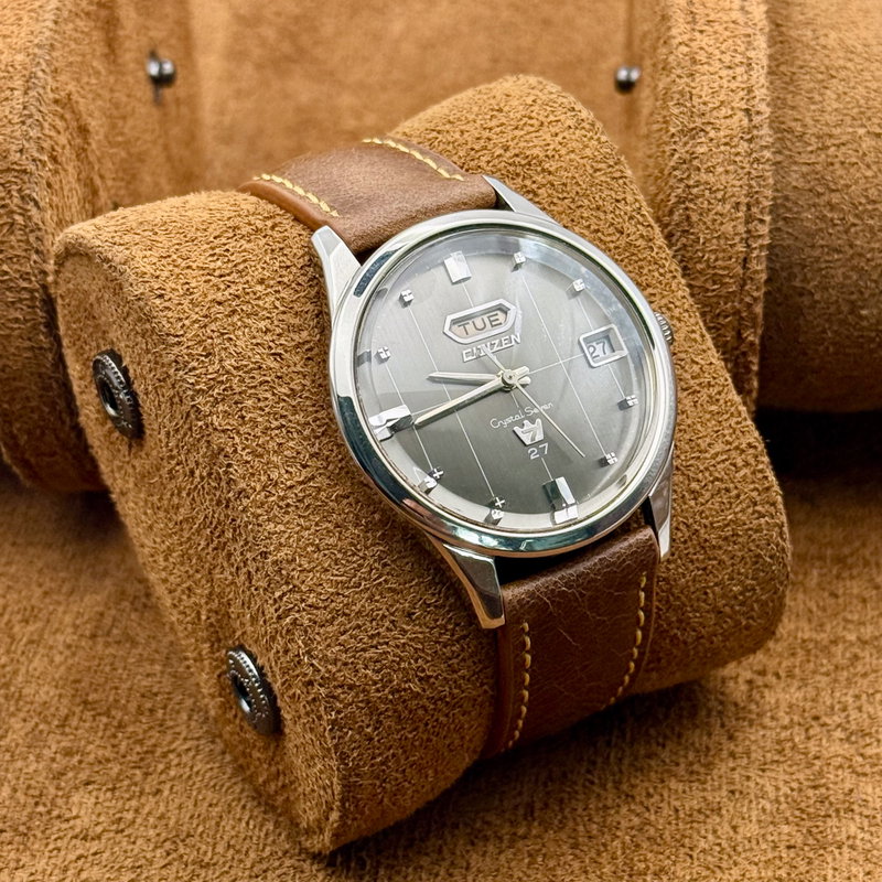 Citizen Citizen - Crystal Seven [Near-Mint] 静跡 (Seiseki) – Silent Trace - Ingen mindstepris - Men - 1970 vintage watch - image 12