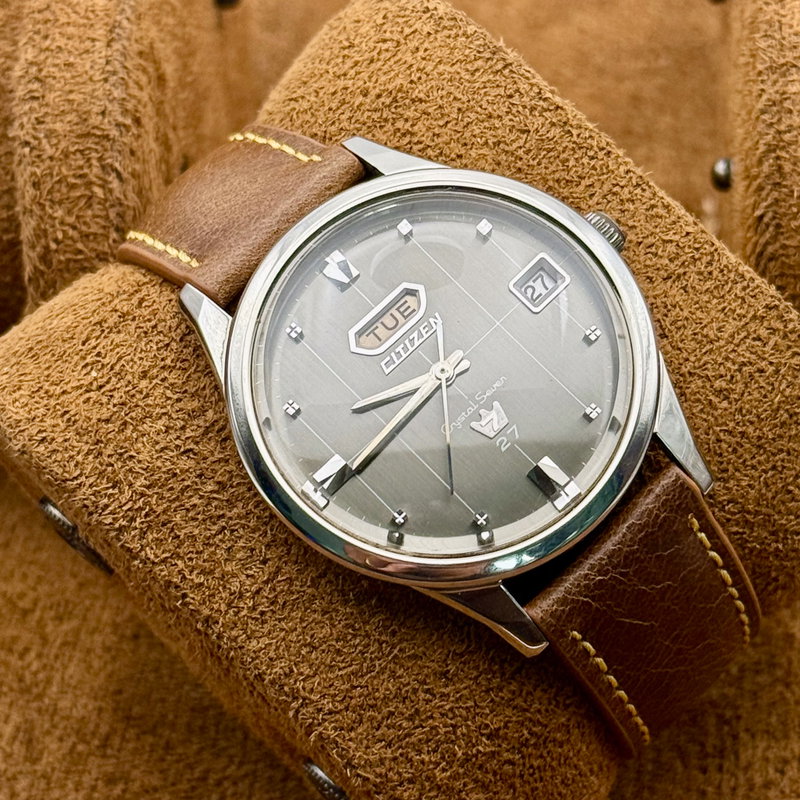 Citizen Citizen - Crystal Seven [Near-Mint] 静跡 (Seiseki) – Silent Trace - Ingen mindstepris - Men - 1970 vintage watch - image 3