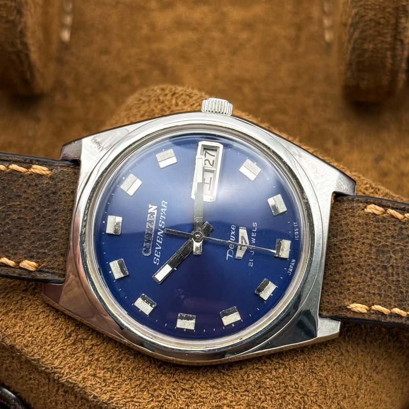 Citizen Citizen - Seven Star Deluxe 玉影 – Gyokuei – Gem Shadow - No reserve price - ACSS-2933-TA - Men - 1978 vintage watch - image 15