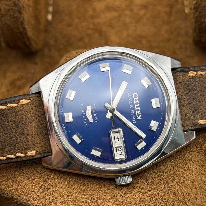 Citizen Citizen - Seven Star Deluxe 玉影 – Gyokuei – Gem Shadow - No reserve price - ACSS-2933-TA - Men - 1978 vintage watch - image 17
