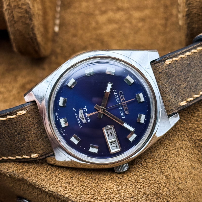 Citizen Citizen - Seven Star Deluxe 玉影 – Gyokuei – Gem Shadow - No reserve price - ACSS-2933-TA - Men - 1978 vintage watch - image 18
