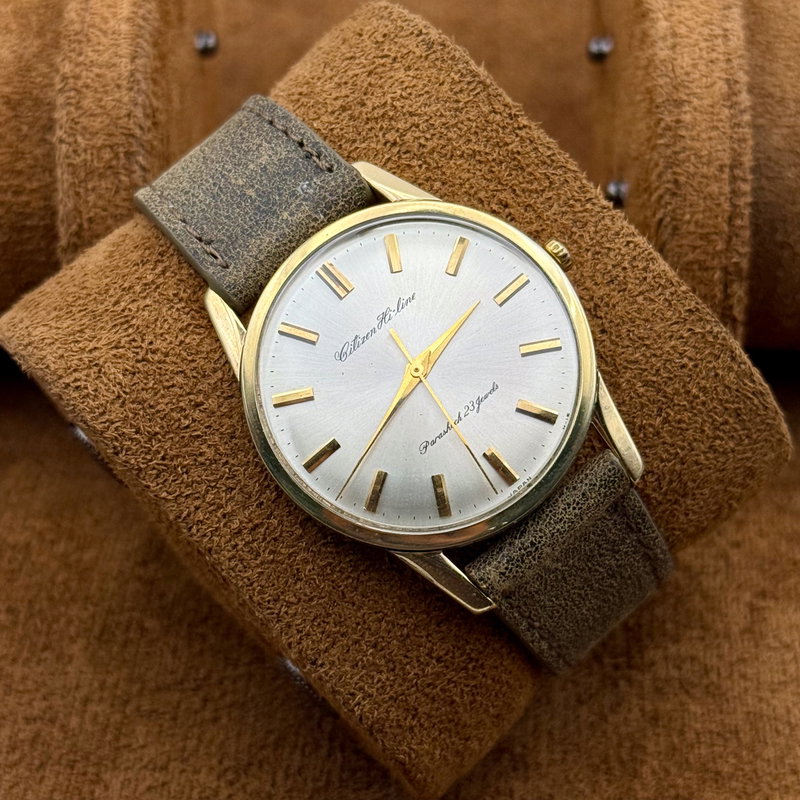 Citizen Citizen - Hi-Line "10K GOLD-FILLED" 煌玉 (Kōgyoku) – Radiant Gem - No Reserve Price - Men - 1968 vintage watch - image 1