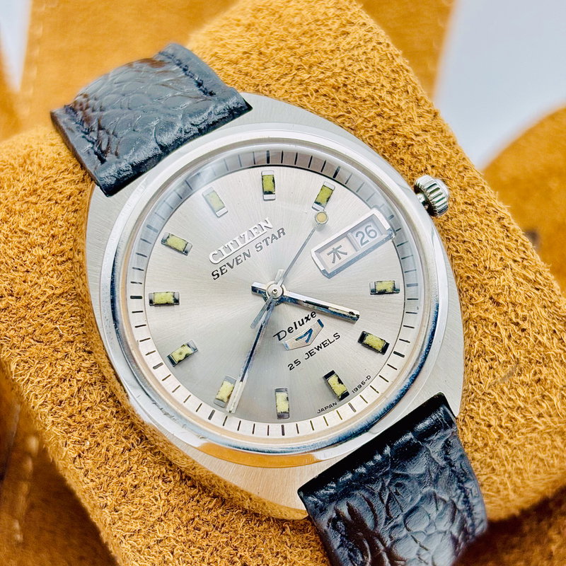 Citizen Citizen - Seven Star Deluxe 光紋 (Kōmon) – Pattern of Light - No Reserve Price - 3946-AT - Men - 1978 vintage watch - image 2