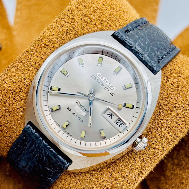 Citizen Citizen - Seven Star Deluxe 光紋 (Kōmon) – Pattern of Light - No Reserve Price - 3946-AT - Men - 1978 vintage watch - image 4