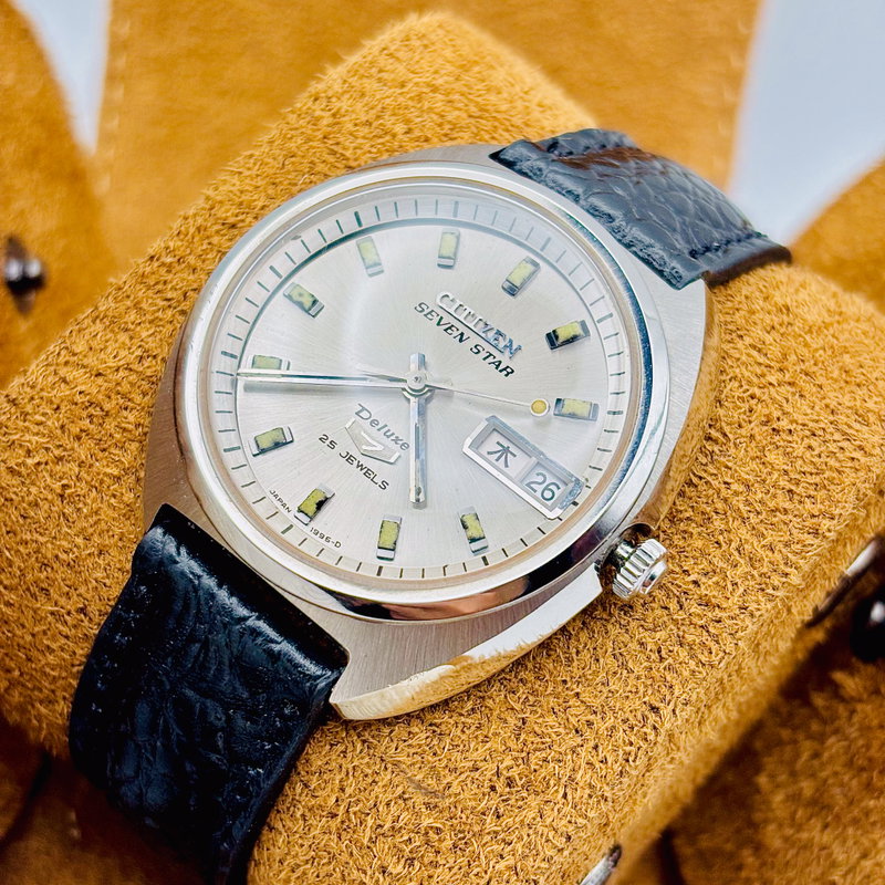 Citizen Citizen - Seven Star Deluxe 光紋 (Kōmon) – Pattern of Light - No Reserve Price - 3946-AT - Men - 1978 vintage watch - image 5